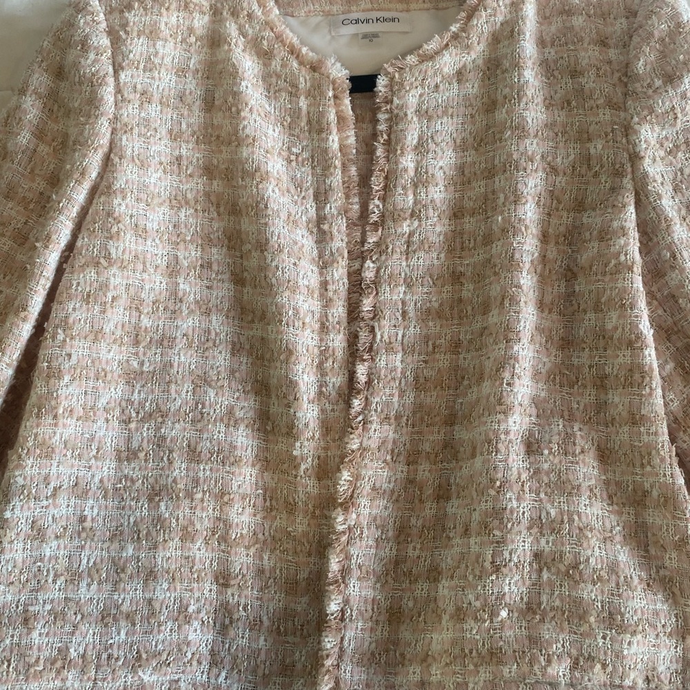 Calvin Klein Tweed women’s Jacket size 10
